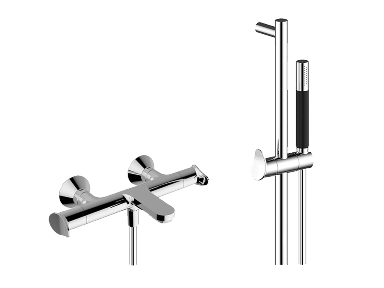 Miscelatore termostatico vasca con saliscendi HARLOCK_HCS21010 - v1