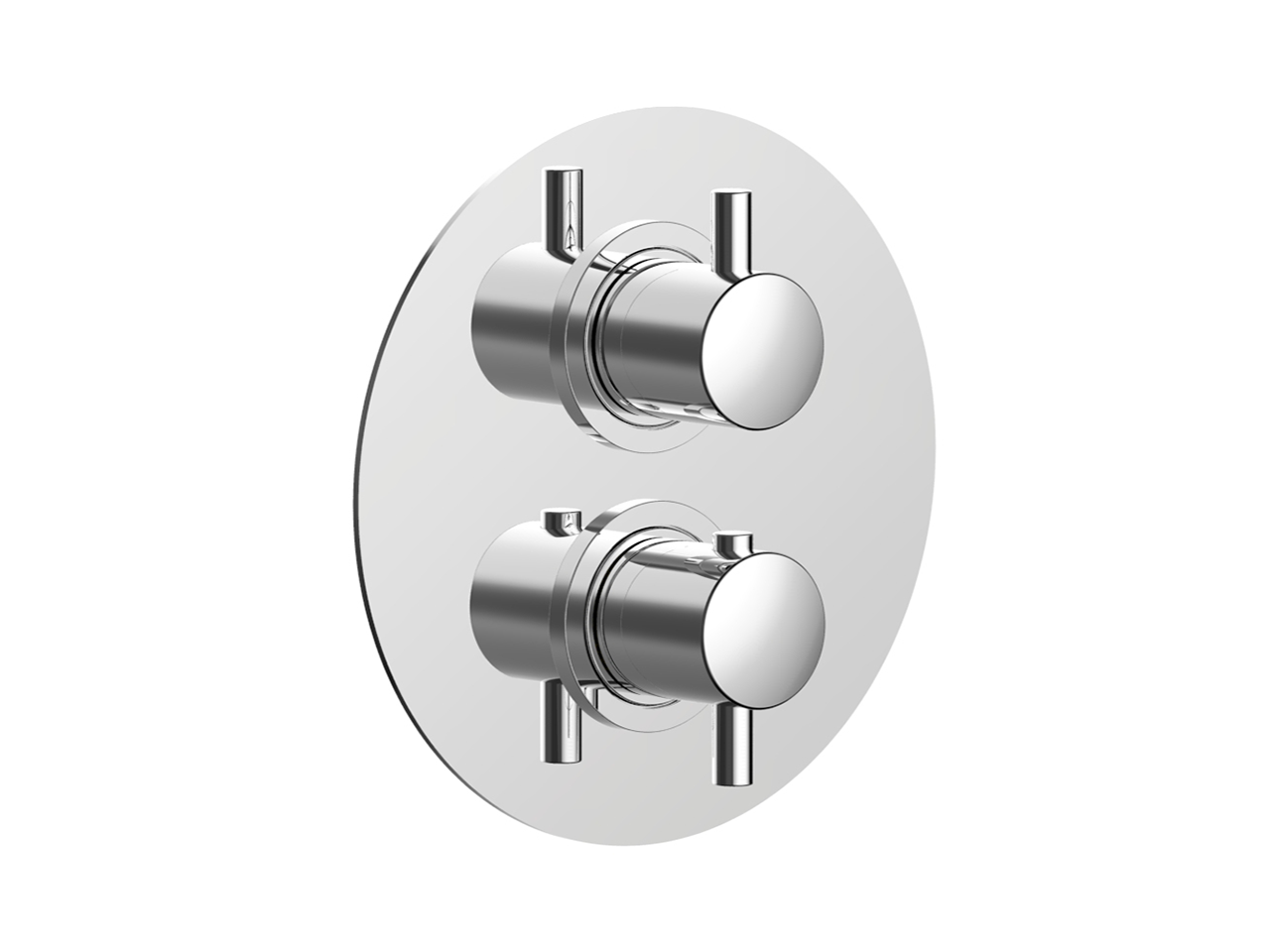 HuberParte esterna termostatico doccia incasso 2 uscite THERMO_MT018100