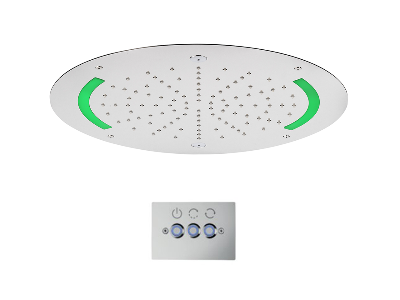 Soffione a soffitto con cromoterapia Ø 420 mm ZEN_ZS1C0025 - v1